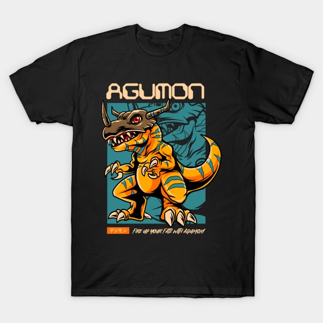 Agumon T-Shirt by Harrisaputra